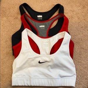 Nike Pro Sports Bras -set of 3